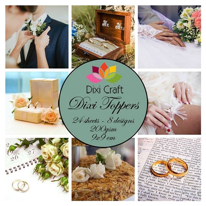 Dixi Craft - Dixi toppers - ET0303 -  Wedding 