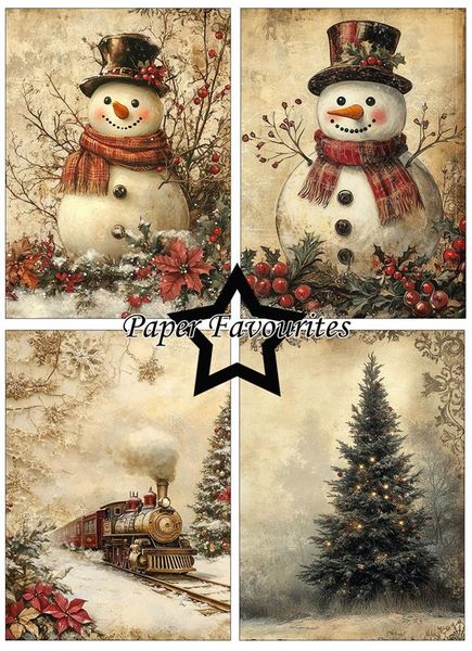 Paper Favourites - A6 Paper Pack - PFA596 - Victorian Christmas