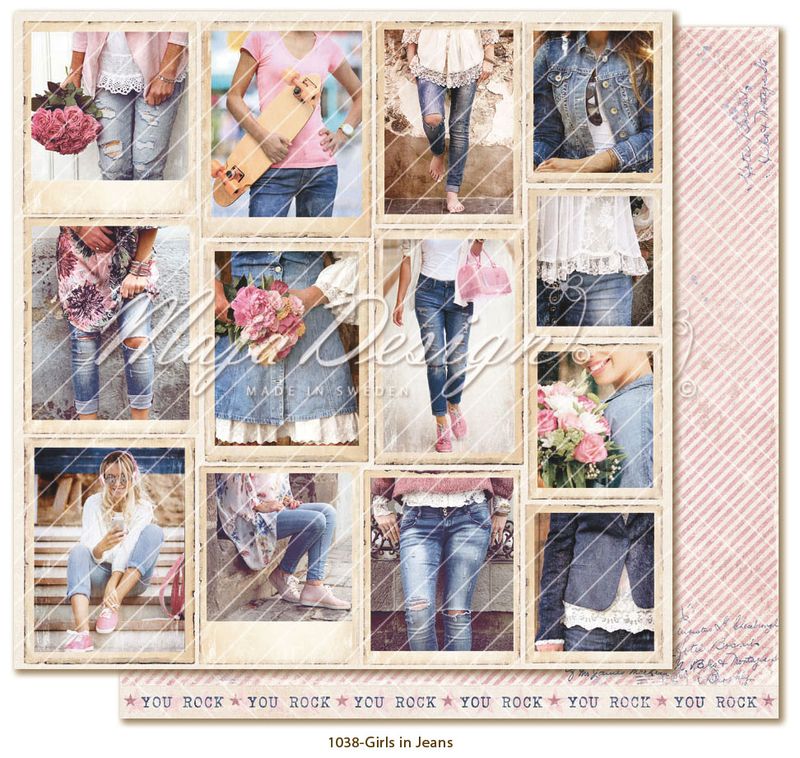Maja Design - 1038 - Denim & Girls - Snapshots - Girls in Jeans