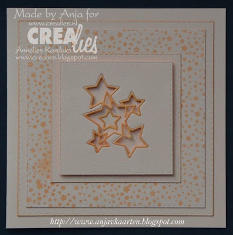 Crealies - Bits & Pieces Stamps no.  43 - Stars