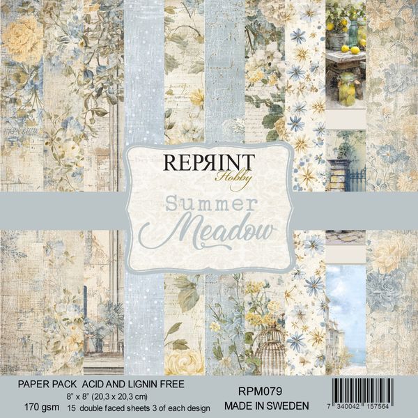 Reprint - 8x8 - RPM079 - Summer Meadow - Paper Pack