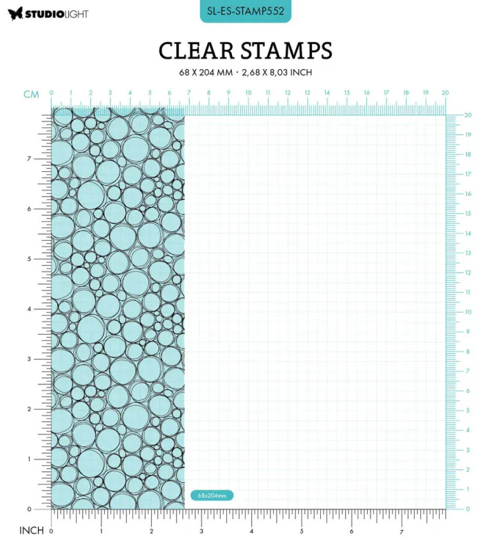  Studio Light - 552 - Essentials Clear Stamps  Circle Background