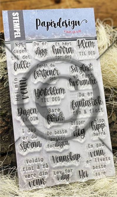Hovedbilde Papirdesign - Stempel - PD01074 - Venn