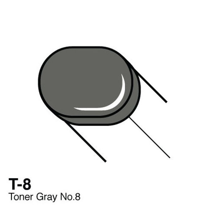 Hovedbilde Copic - Sketch Marker - T-8 - TONER GRAY NO.8