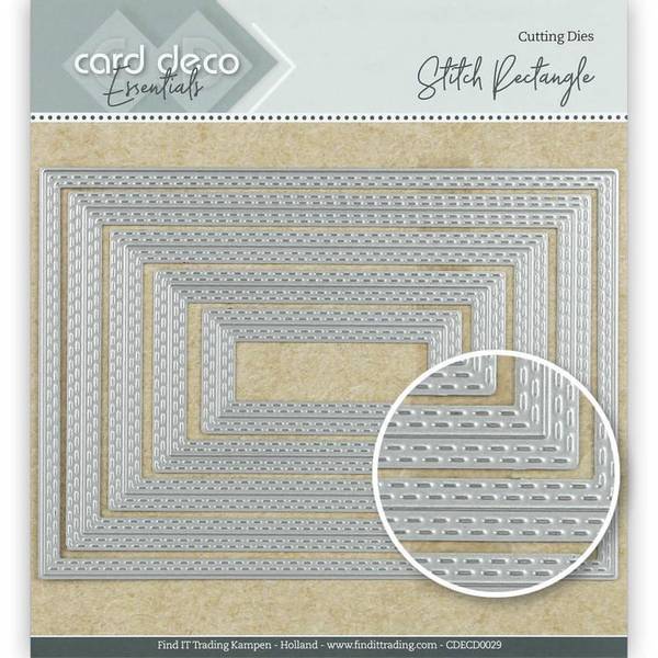 FIT - Dies - CDECD0029 - Card Deco Essentials - Stitch Rectangle