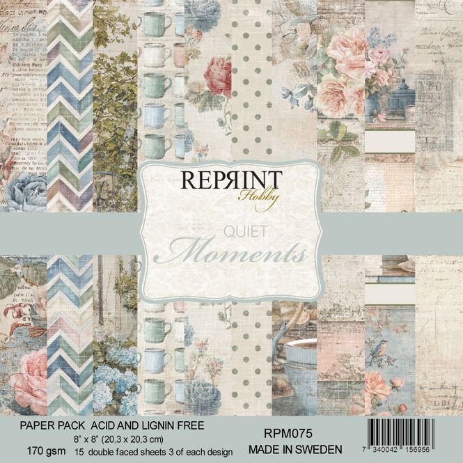 Hovedbilde Reprint - 8x8 - RPM075 - Quiet Moments - Paper Pack