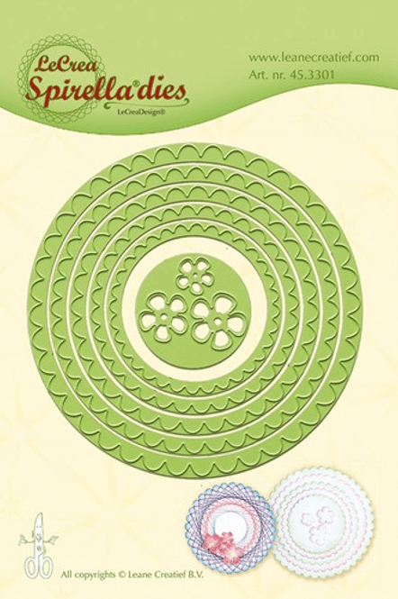 Hovedbilde Leane Creatief - 45.3301 - LeCrea Spirella dies - Circles