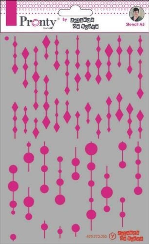 Pronty Crafts - Stencil - A5 - Pattern Motives