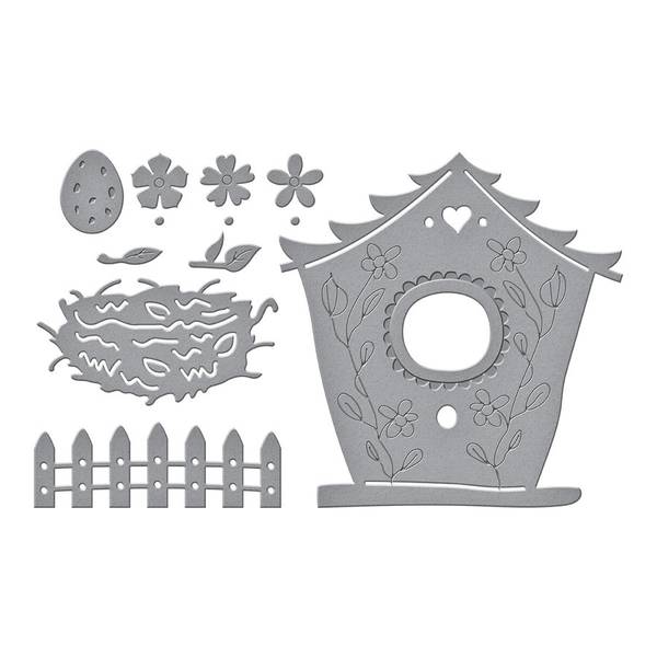 Spellbinders - S4-1105 - Dies - Build A Spring Birdhouse