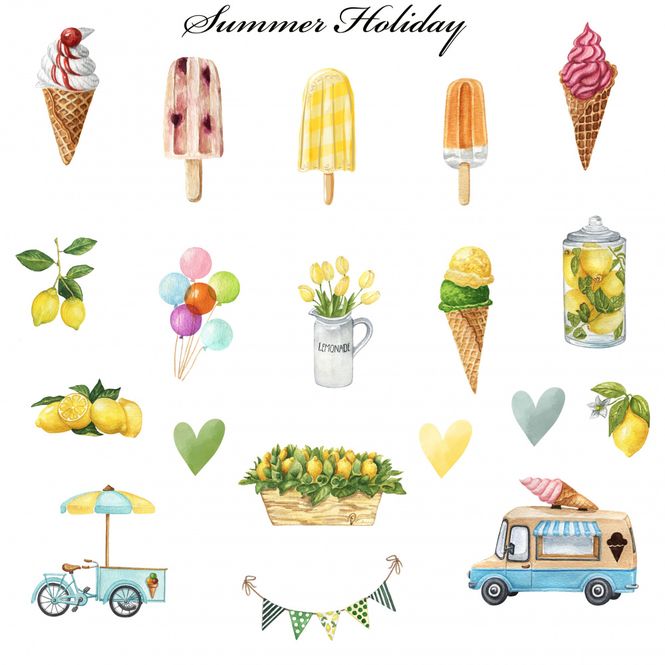 Hovedbilde Reprint - 12x12 - CRP040 - Summer Holiday