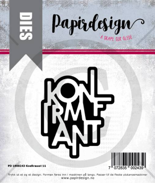 Papirdesign Dies PD1900243 - Konfirmant 11