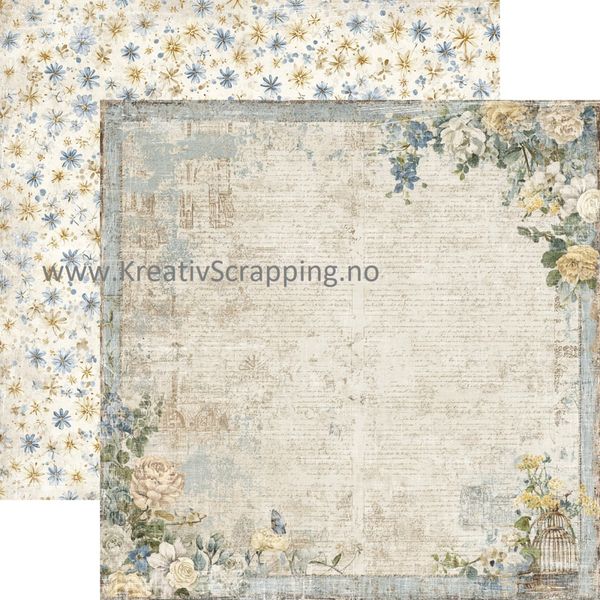 Reprint - 12x12 - RP0758 - Summer Meadow - Floral Frame