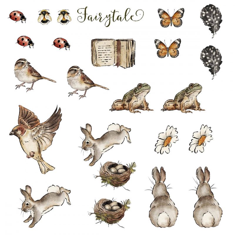 Reprint - 8x8 - RPM027 - Fairytale paper pack