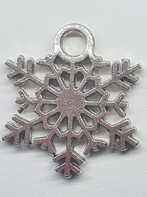 Hovedbilde Charms - Jul - Snøfnugg - Sølv - 5 stk