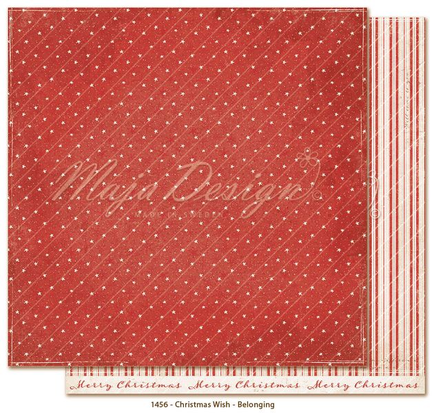 Maja Design - 1467 - Christmas Wish - 12x12 Paper Pack - inkl monochromes