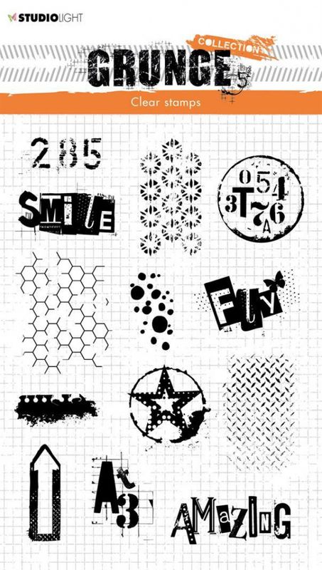 Studiolight - 408 - Stamps - A5 - Grunge collection