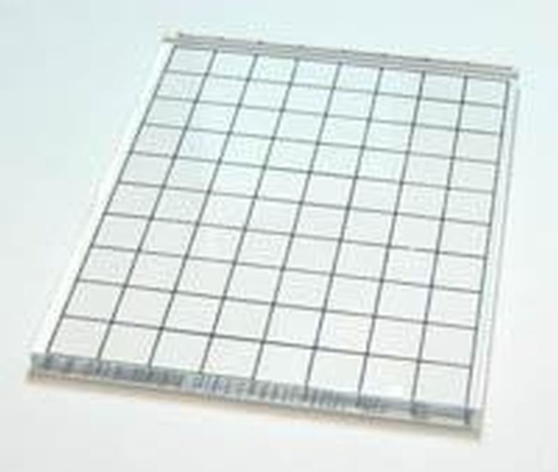 Kort & Godt - Akrylkloss m/ruter - XL - 10x13cm