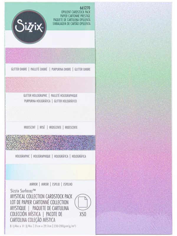 Sizzix - Opulent Cardstock Pack - 8,25x11,75