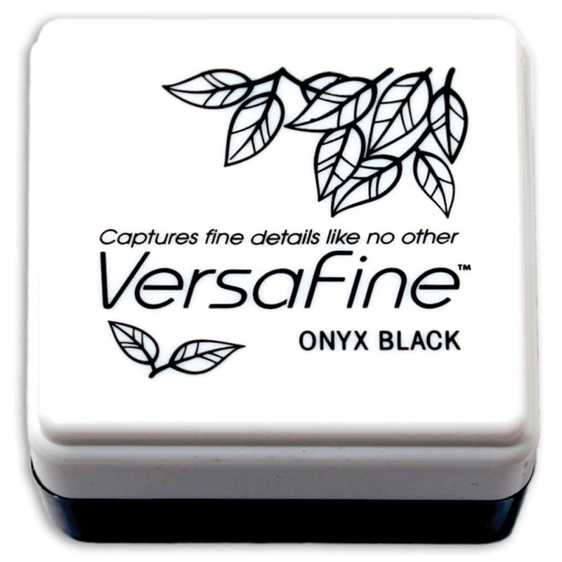 Tsukineko - VersaFine - Mini Pigment Ink Pad - 82 - Onyx Black