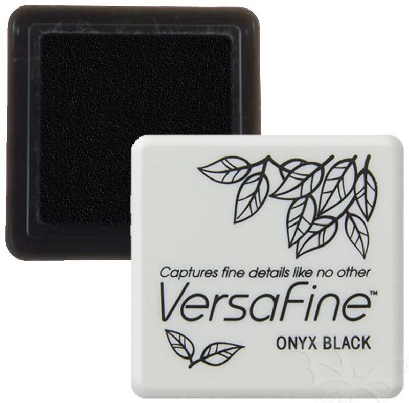 Tsukineko - VersaFine - Mini Pigment Ink Pad - 82 - Onyx Black