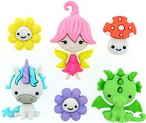 Dress it up - Buttons - 9358 - Fairies Welcome