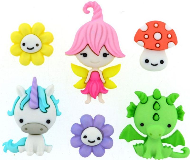 Dress it up - Buttons - 9358 - Fairies Welcome