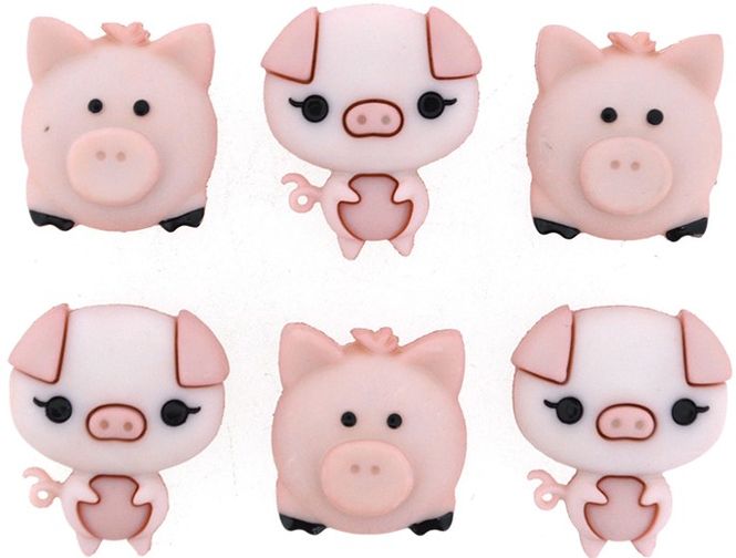 Hovedbilde Dress it up - Buttons - 10415 - Pig Pen