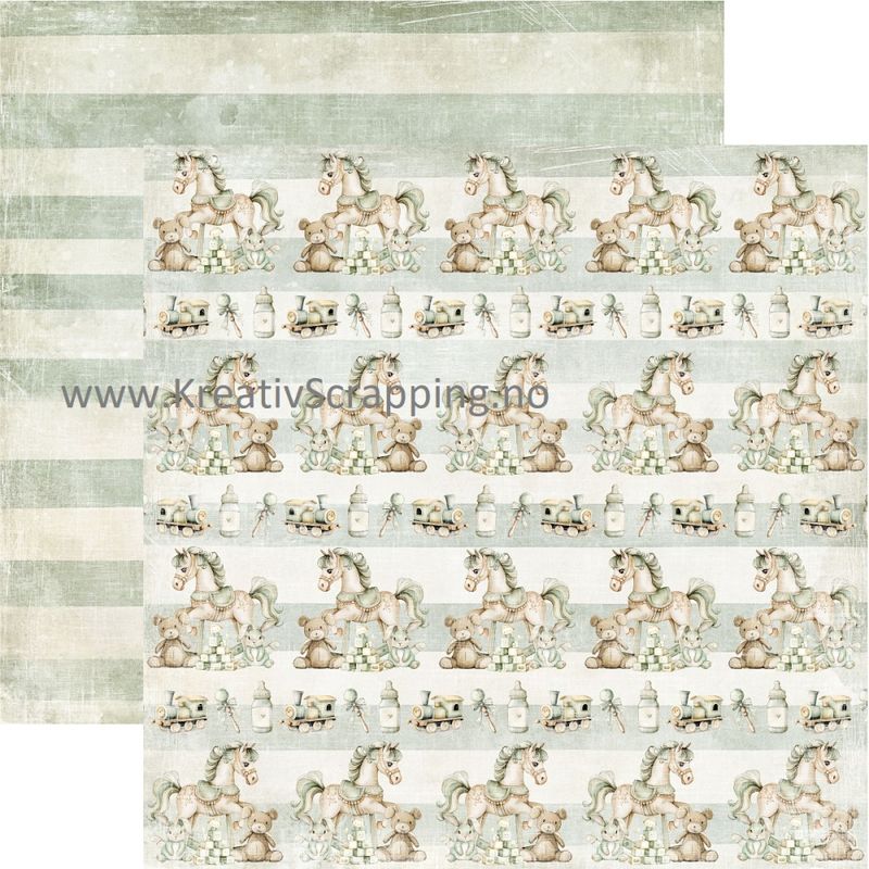 Reprint - 12x12 - RP0688 - Cutie - Rocking Horse
