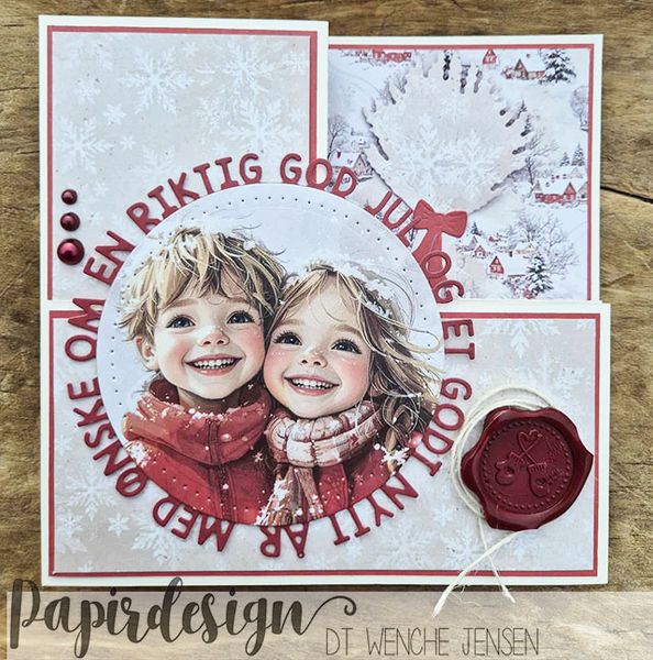 Papirdesign - 12x12 - PD 1546 - Julekveld - Juletid