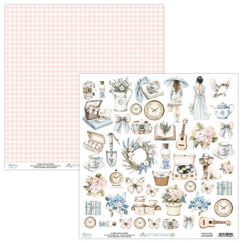 Hovedbilde Mintay - COH - 12x12 - Cottage Heart - 09 Die-cut Sheet