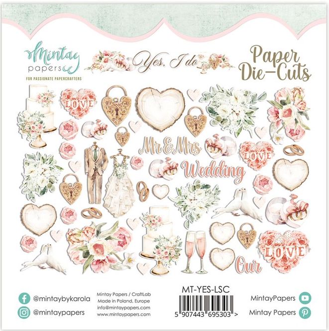 Hovedbilde Mintay - YES - Yes, I do - Paper Die-Cuts