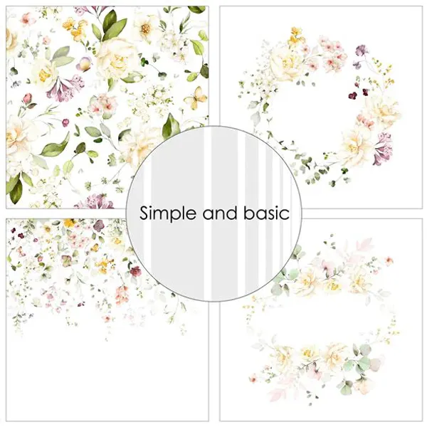 Simple and basic - SBP517 - Paper Pack - 15x15cm - Spring Feelings