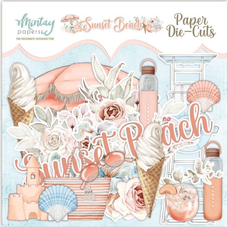 Mintay - SBC - Sunset Beach - Paper Die-Cuts