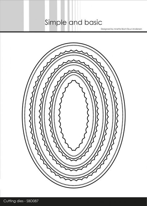 Hovedbilde Simple and basic - Dies - SBD087 - Inner Scallop Oval
