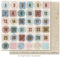 Maja Design -  672 - Vintage Frost Basic - Days of Desember