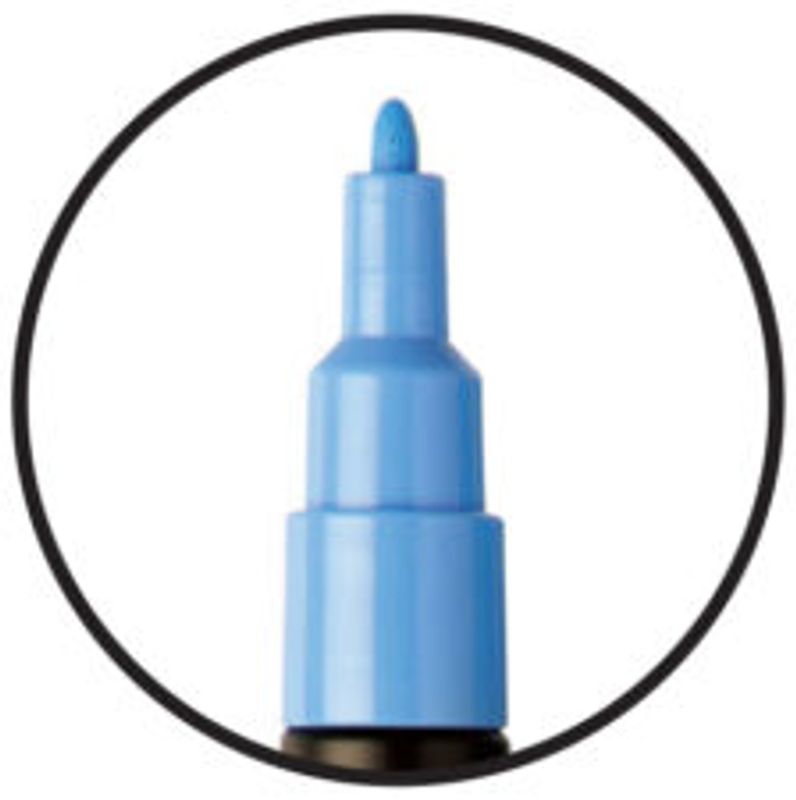 Uni POSCA - PC-3M - Fine 0,9-1,3mm - 26 - Silver