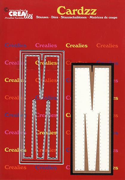 Crealies - Dies - Cardzz 413 - Letter M