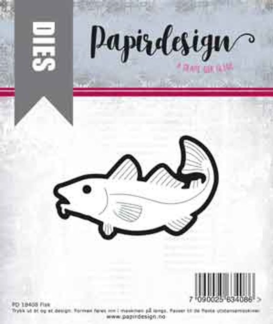 Hovedbilde Papirdesign - Dies - PD18408 - Fisk