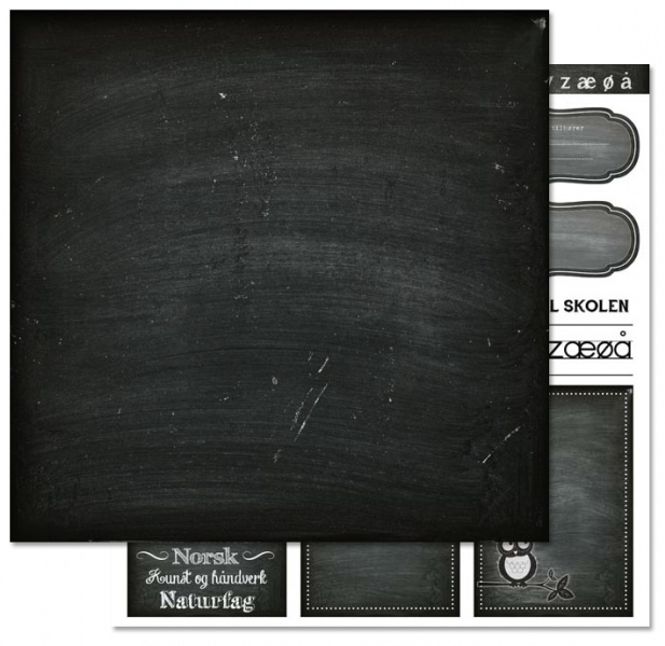 Hovedbilde Papirdesign - PD13847 - Skolestart - Tavle