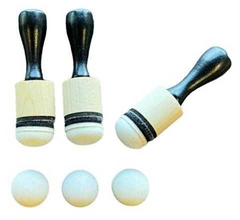 Hovedbilde HobbyGros - 012 - Blending Tools + Domed rounded foam - 20 mm i diameter