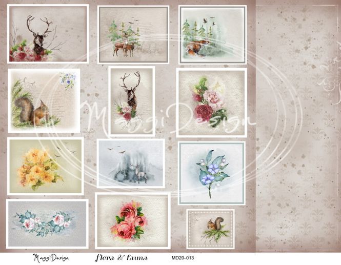 Hovedbilde Maggi Design - MD20-013 - Flora & Fauna