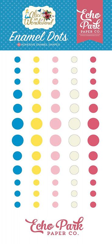 Echo Park - Enamel Dots - Alice in Wonderland - 60 stk