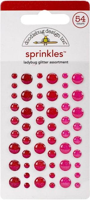 Hovedbilde Doodlebug - 4535 - Sprinkles - Glitter dots - Ladybug
