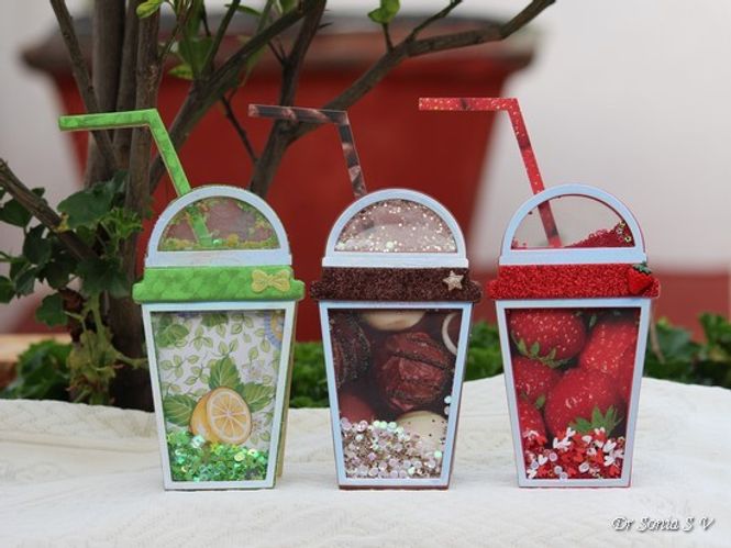 Hovedbilde Crealies - Dies - Cardzz   5A - Add ons for Mug to go (cardsize)