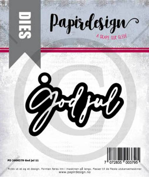 Papirdesign Dies PD2000379 - God Jul 11