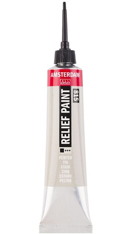 Amsterdam - Relief Paint - 20ml - 815 Pewter