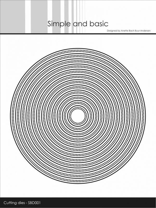 Simple and basic - Dies - SBD001 - Double Pierced Circle