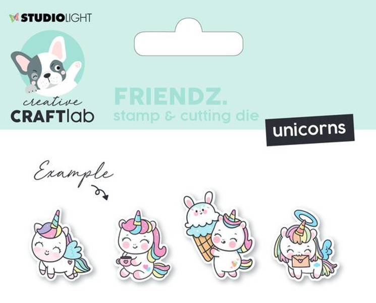  Studio Light - SCD 42 - Craftlab Stamp & Die - Unicorns
