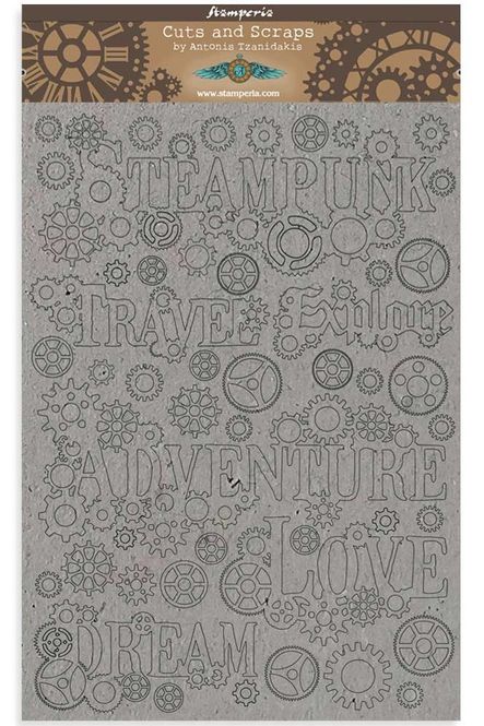 Hovedbilde Stamperia - Greyboard - A4 - 16 - Sir Vagabond Sentiments