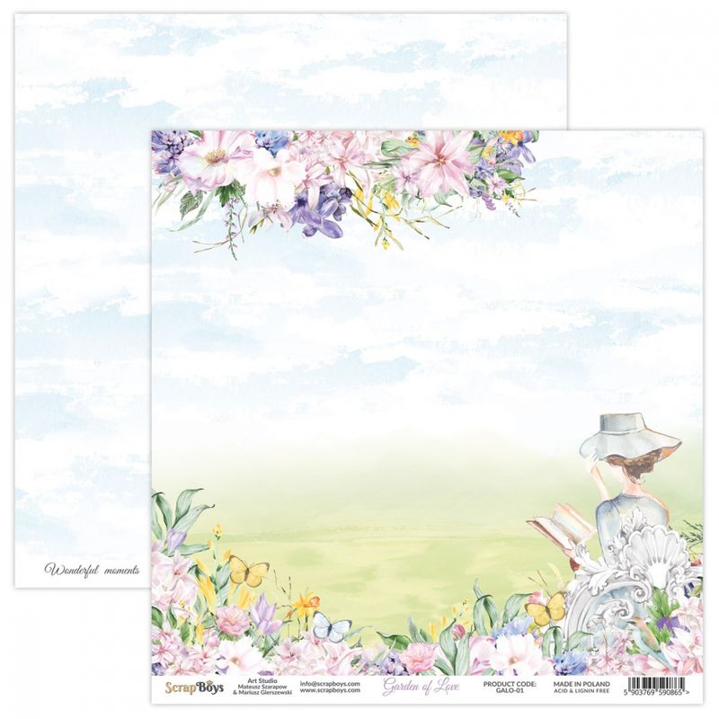 ScrapBoys - Garden of Love - 12x12 - GALO-01